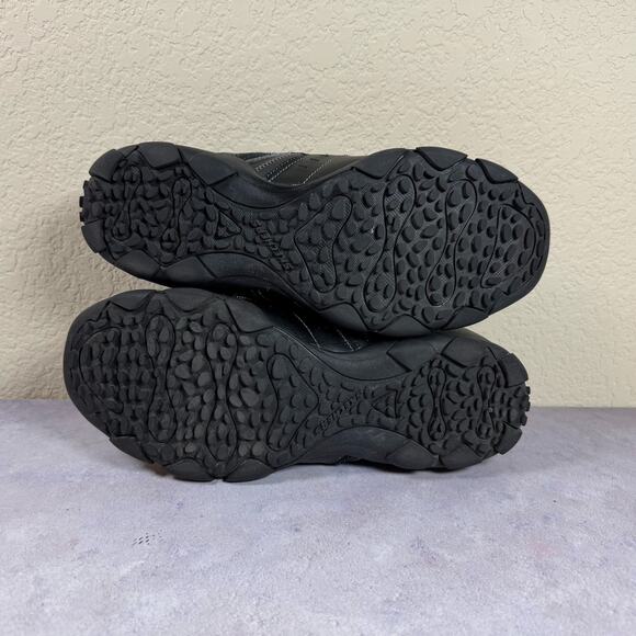 Skechers Shoes Mens Size 10 Diameter-Nerves Black Leather Slip-On Loafers - Picture 7 of 10